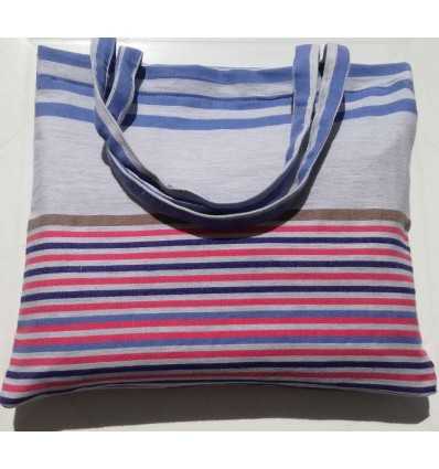 Strandtasche fouta 5 Farben rosa, blaue Jeans, hellgrau, blau und bistre